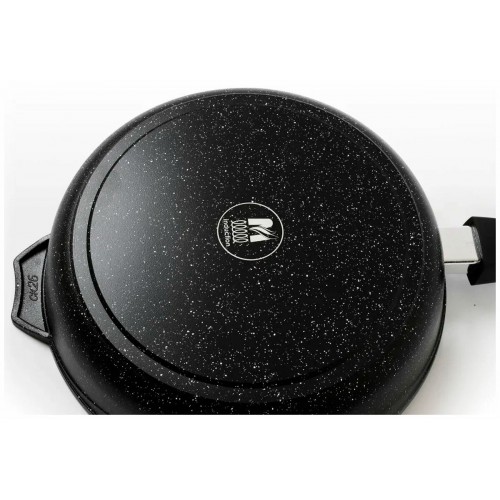 Сковорода Мечта Гранит Black induction Pro 020802И съемная ручка 20 см (черный) 8