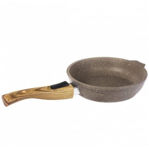 Сковорода Мечта Гранит brown 018806 съемная ручка 18 см (коричневый) 6