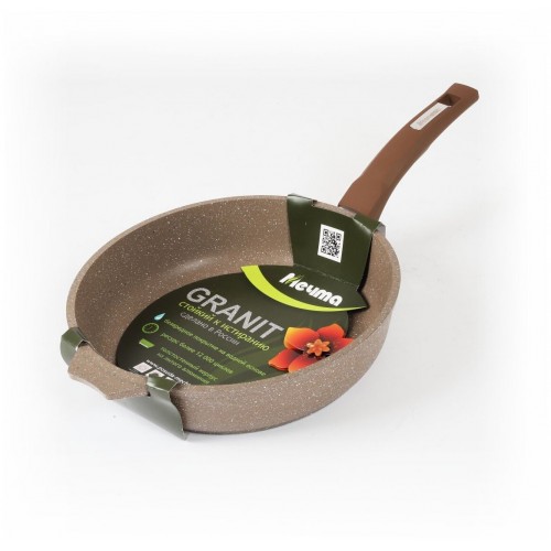 Сковорода Мечта Гранит Brown 30806 не съемная ручка 30 см (коричневый) 9