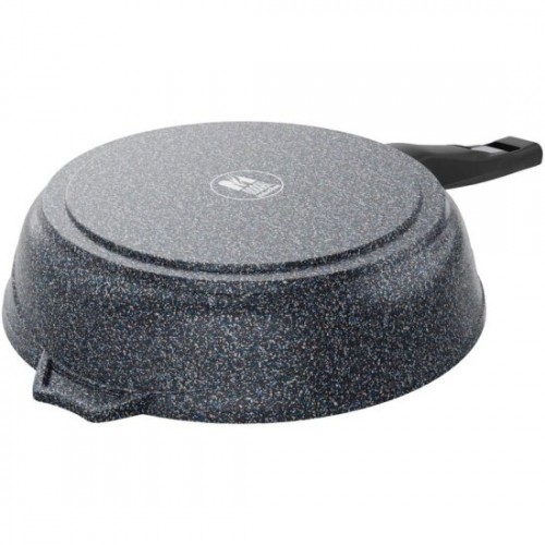 Сковорода Мечта Гранит star 022803 со съемной ручкой 22 см (черный) 2