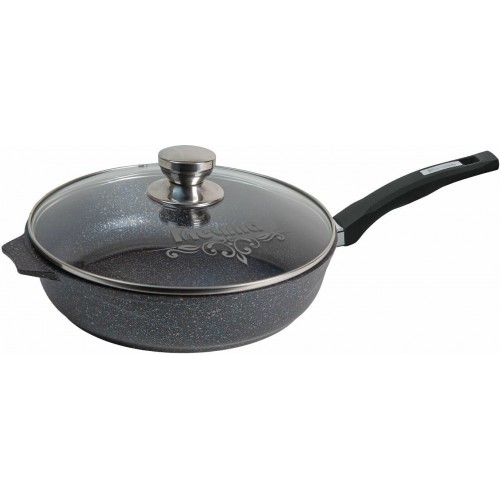 Сковорода Мечта Гранит star с24803 с несъемной ручкой 24 см (черный) 9