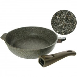 Сковорода Мечта Premium 026902 (mokko) съемная ручка 26 см (черный)