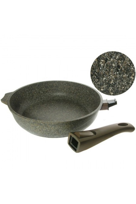 Сковорода Мечта Premium 026902 (mokko) съемная ручка 26 см (черный) 