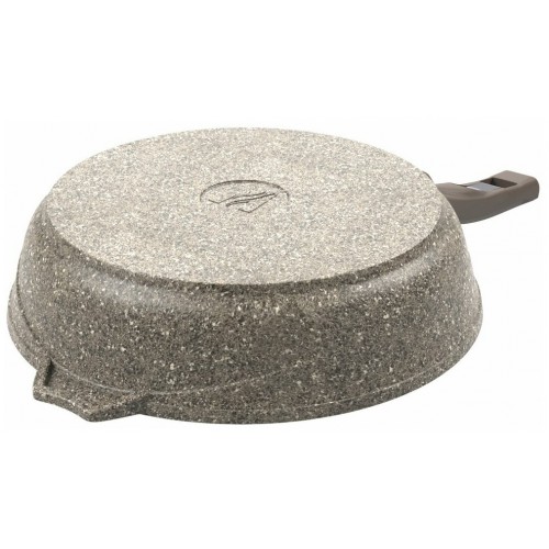 Сковорода Мечта Premium (mokko) С22902 с несъемной ручкой и стеклянной крышкой 22 см (черный) 4