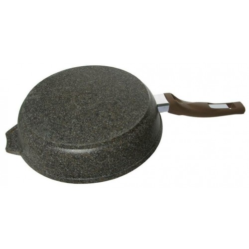 Сковорода Мечта Premium (mokko) С22902 с несъемной ручкой и стеклянной крышкой 22 см (черный) 5