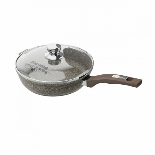 Сковорода Мечта Premium (mokko) С22902 с несъемной ручкой и стеклянной крышкой 22 см (черный) 9