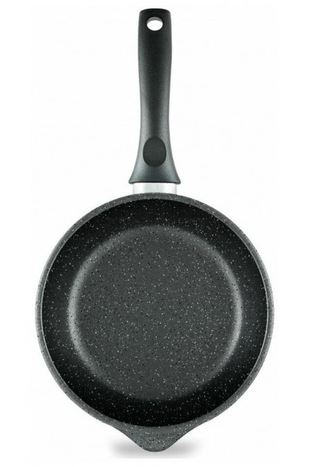 Сковорода НЕВА МЕТАЛЛ ПОСУДА 18118у Каменная 18 см (черный) 1