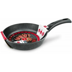 Сковорода НЕВА МЕТАЛЛ ПОСУДА 18120 Каменная 20 см (черный)