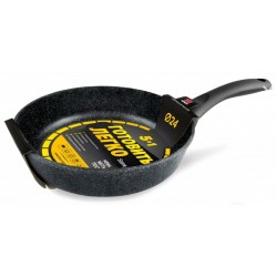 Сковорода НЕВА МЕТАЛЛ ПОСУДА 24 &quot Готовить легко&quot GL2124 24 см (серый)