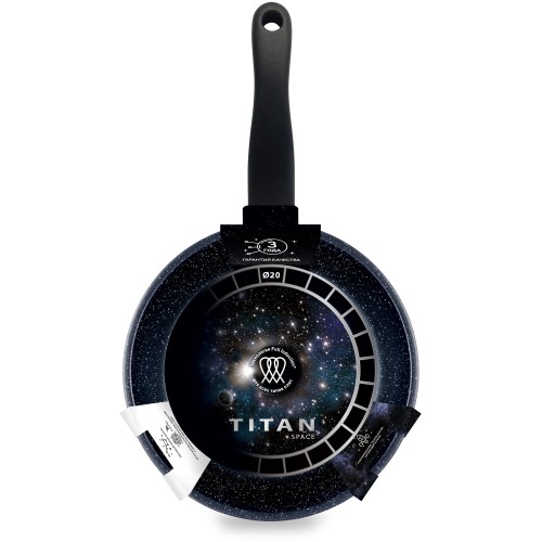 Сковорода НЕВА МЕТАЛЛ ПОСУДА 918126i Titan Space 26 см (черный) 