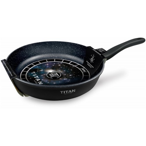 Сковорода НЕВА МЕТАЛЛ ПОСУДА 918128i Titan Space 28 см (черный) 4