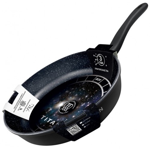 Сковорода НЕВА МЕТАЛЛ ПОСУДА 918128i Titan Space 28 см (черный) 6