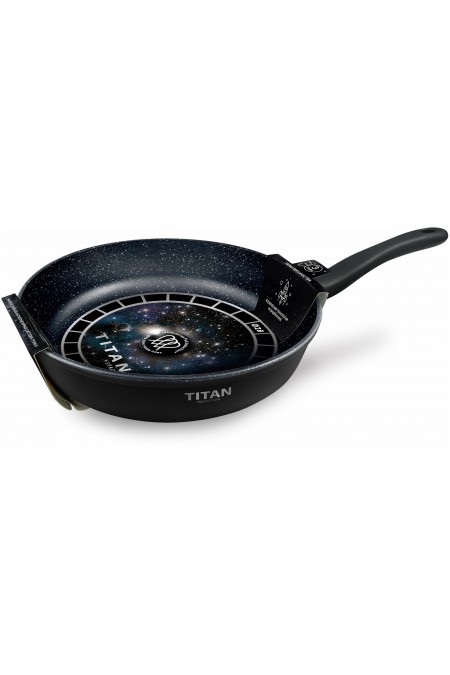Сковорода НЕВА МЕТАЛЛ ПОСУДА 918128i Titan Space 28 см (черный) 1