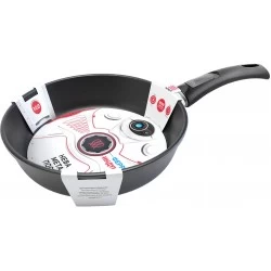 Сковорода НЕВА МЕТАЛЛ ПОСУДА Ферра индукция 59024 съемная ручка 24 см (черный)