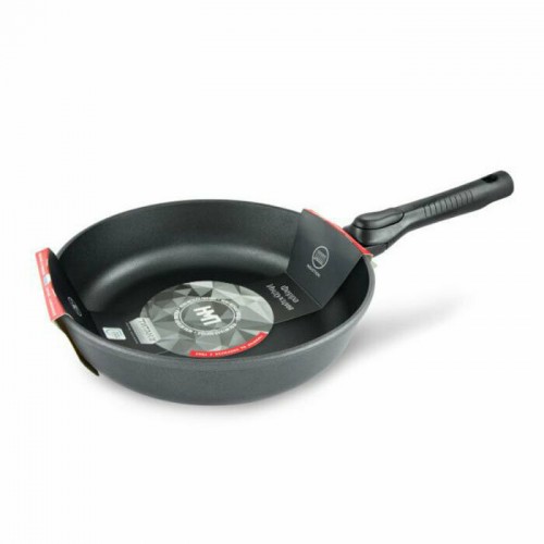 Сковорода НЕВА МЕТАЛЛ ПОСУДА Ферра индукция 59024 съемная ручка 24 см (черный) 5