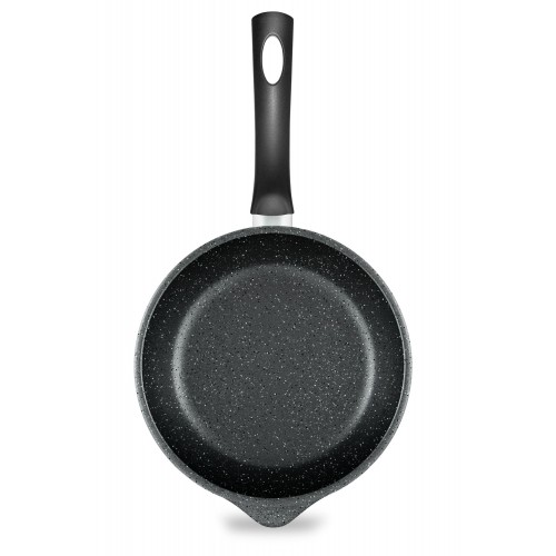 Сковорода НЕВА МЕТАЛЛ ПОСУДА Готовить легко GL 2118у 18 см (черный) 4