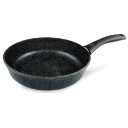 Сковорода НЕВА МЕТАЛЛ ПОСУДА Готовить легко GL2122 22 см (черный)