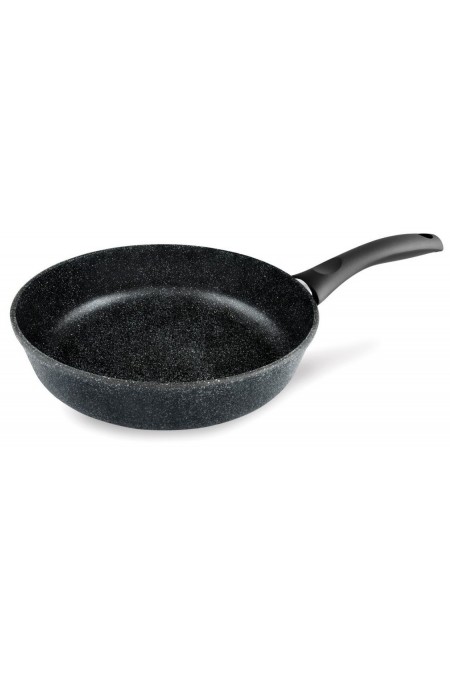 Сковорода НЕВА МЕТАЛЛ ПОСУДА Готовить легко GL2122 22 см (черный) 