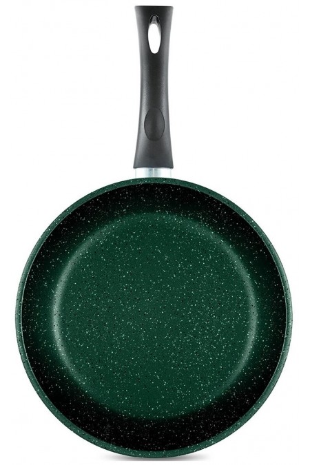 Сковорода НЕВА МЕТАЛЛ ПОСУДА Каменная 16122 22 см (черный) 1