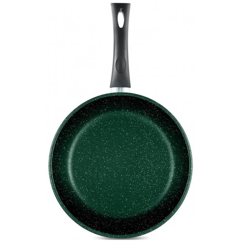 Сковорода НЕВА МЕТАЛЛ ПОСУДА Каменная 16124 24 см (черный) 3