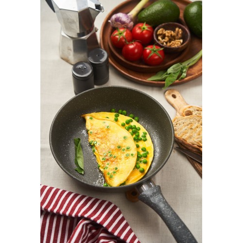 Сковорода НЕВА МЕТАЛЛ ПОСУДА Карелия 2322 22 см (серый) 3