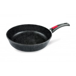 Сковорода НЕВА МЕТАЛЛ ПОСУДА L18024i съемная ручка 24 см (черный)