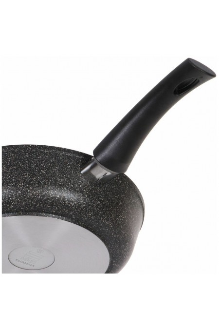 Сковорода НЕВА МЕТАЛЛ ПОСУДА L18024i съемная ручка 24 см (черный) 9