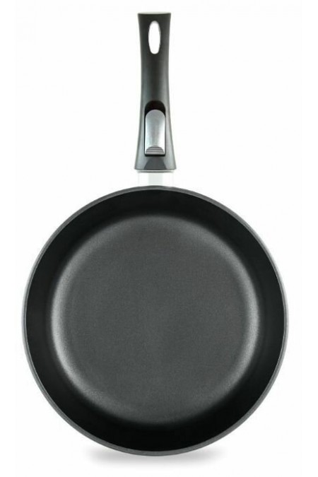 Сковорода НЕВА МЕТАЛЛ ПОСУДА Особенная 9024 съемная ручка 24 см (черный) 2