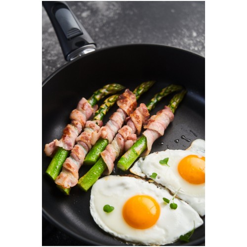 Сковорода НЕВА МЕТАЛЛ ПОСУДА Особенная 9026 съемная ручка 26 см (черный) 