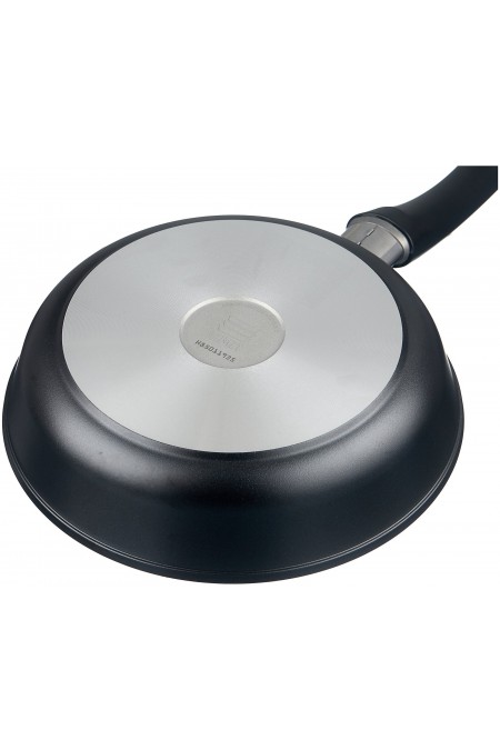 Сковорода НЕВА МЕТАЛЛ ПОСУДА Особенная 9026 съемная ручка 26 см (черный) 3