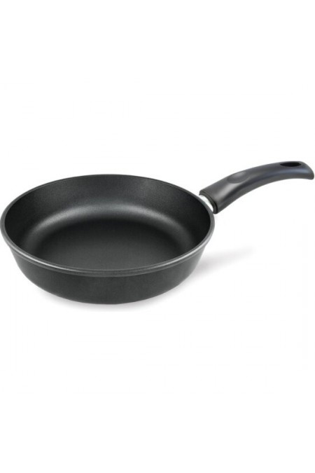Сковорода НЕВА МЕТАЛЛ ПОСУДА Особенная 9122 съемная ручка 22 см (черный) 