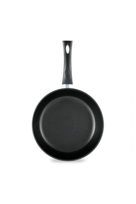 Сковорода НЕВА МЕТАЛЛ ПОСУДА Особенная 9122 съемная ручка 22 см (черный) 2