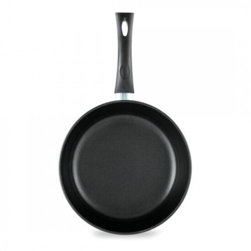 Сковорода НЕВА МЕТАЛЛ ПОСУДА Особенная 9122 съемная ручка 22 см (черный) 2