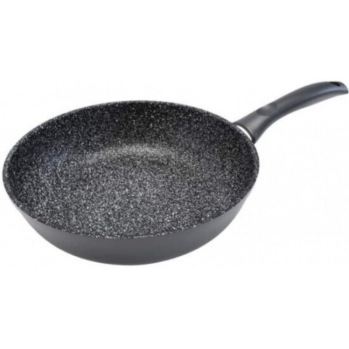 Сковорода НЕВА МЕТАЛЛ ПОСУДА Природные минералы линия Алтай 27124I 24 см (черный) 