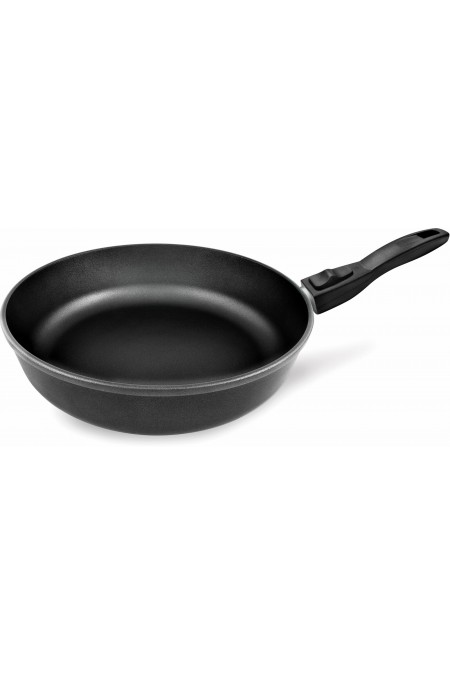 Сковорода НЕВА МЕТАЛЛ ПОСУДА &quot Готовить легко&quot GL2022 съемная ручка 22 см (серый) 2