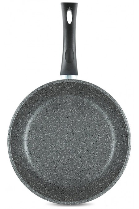 Сковорода НЕВА МЕТАЛЛ ПОСУДА &quot Каменная&quot 19128 28 см (серый гранит) 1