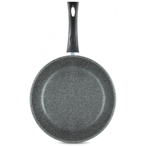Сковорода НЕВА МЕТАЛЛ ПОСУДА " Каменная" 19128 28 см (серый гранит) 1