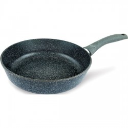 Сковорода НЕВА МЕТАЛЛ ПОСУДА " Природные минералы" линия " Байкал" 2522 22 см (черный)