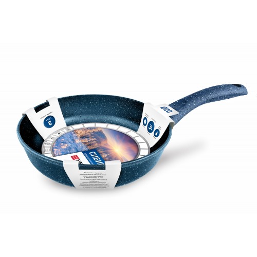 Сковорода НЕВА МЕТАЛЛ ПОСУДА Сибирь 2420 20 см (черный) 