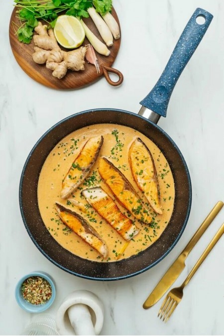 Сковорода НЕВА МЕТАЛЛ ПОСУДА Сибирь 2420 20 см (черный) 1