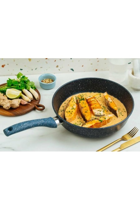 Сковорода НЕВА МЕТАЛЛ ПОСУДА Сибирь 2420 20 см (черный) 3