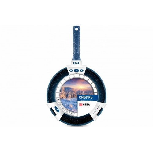 Сковорода НЕВА МЕТАЛЛ ПОСУДА Сибирь 2424 24 см (черный) 8