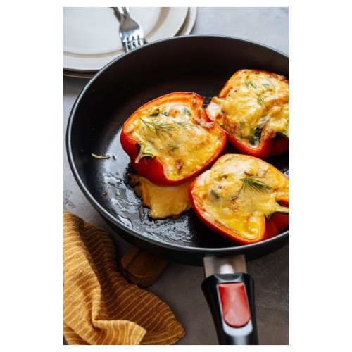 Сковорода НЕВА МЕТАЛЛ ПОСУДА Традиционная 6022 съемная ручка 22 см (черный) 8