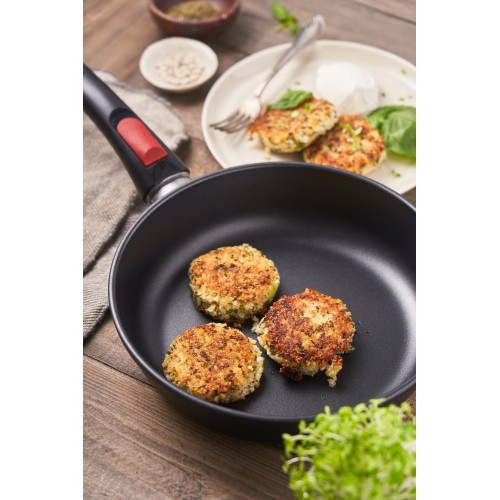 Сковорода НЕВА МЕТАЛЛ ПОСУДА Традиционная 6024 съемная ручка 24 см (черный) 5