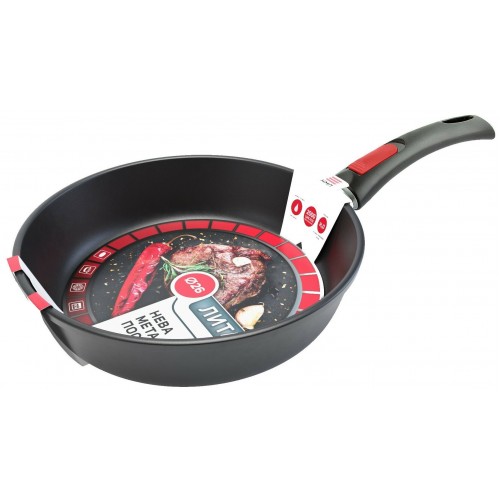 Сковорода НЕВА МЕТАЛЛ ПОСУДА Традиционная 6026 съемная ручка 26 см (черный) 8