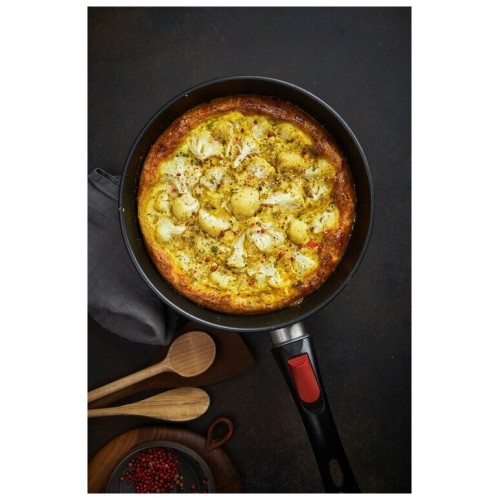 Сковорода НЕВА МЕТАЛЛ ПОСУДА Универсальная съемная ручка 22 см (черный) 4