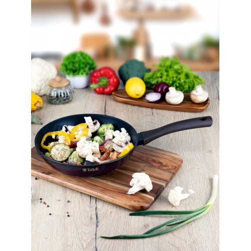 Сковорода Taller Аспайр TR-44097 не съемная ручка 24 см (черный) 8