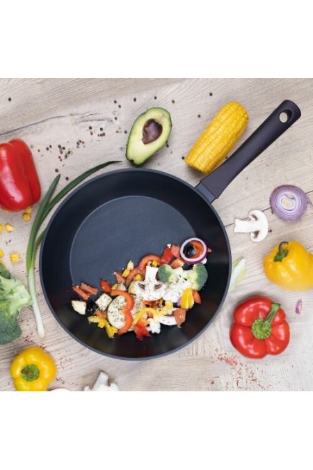 Сковорода Taller Аспайр TR-44100 не съемная ручка 24 см (баклажан) 3