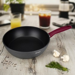 Сковорода Taller Грейси TR-44091 не съемная ручка 26 см (черный)