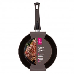 Сковорода Taller Хюгге TR-44108 съемная ручка 24 см (бежевый)